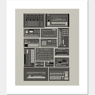 Drum Machine for Electronic Musician Posters and Art